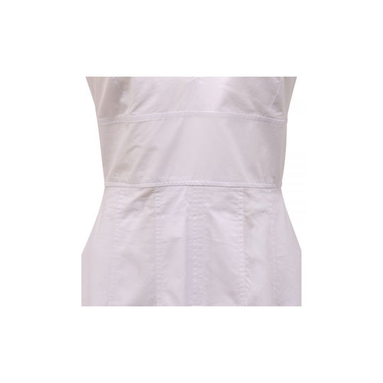 PINKO Weißes Baumwollkleid