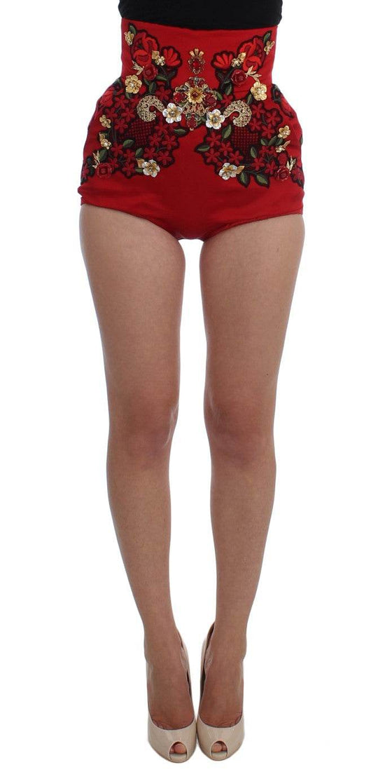 Dolce & Gabbana Enchanted Sicily Bestickte Seidenshorts - Léoré