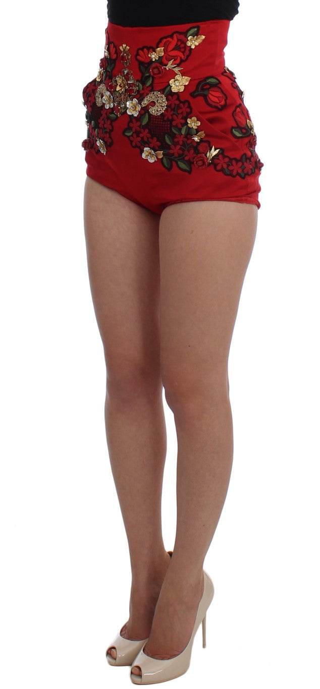 Dolce & Gabbana Enchanted Sicily Bestickte Seidenshorts - Léoré