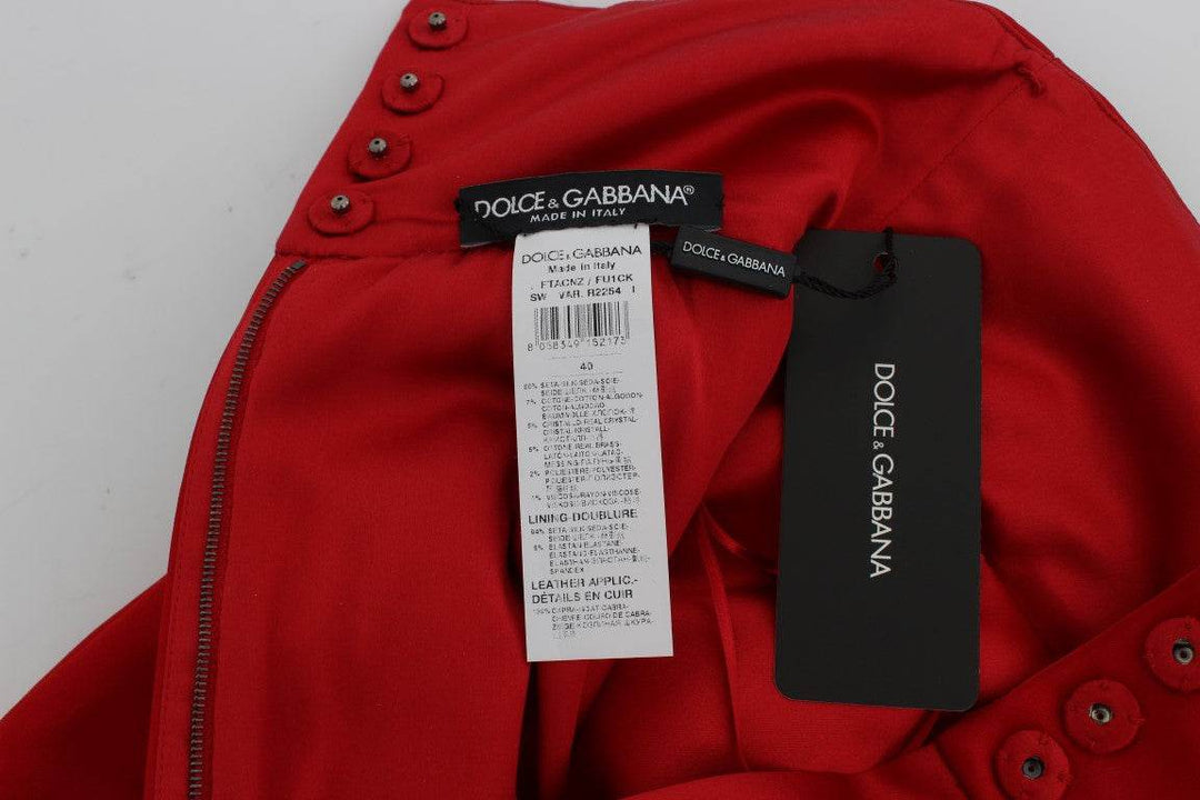 Dolce & Gabbana Verzauberte Sizilien Shorts aus Seide mit Kristallverzierungen - Léoré