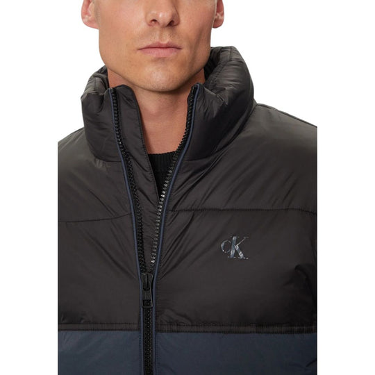 Calvin Klein Jeans Blaue Jacken aus recyceltem Polyamid &amp