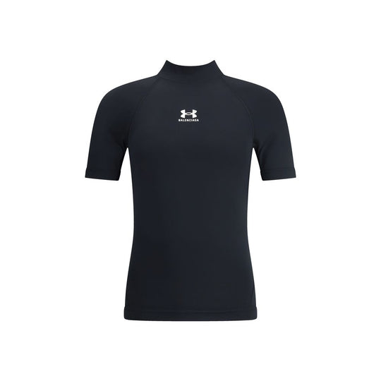 Balenciaga T-Shirt mit hohem Halsausschnitt