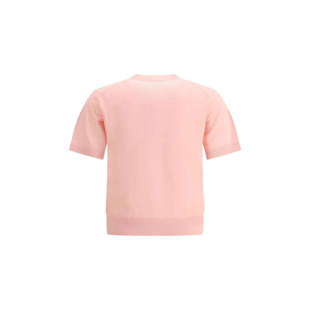 Maison Kitsuné Baby-Fuchs-Strick-T-Shirt