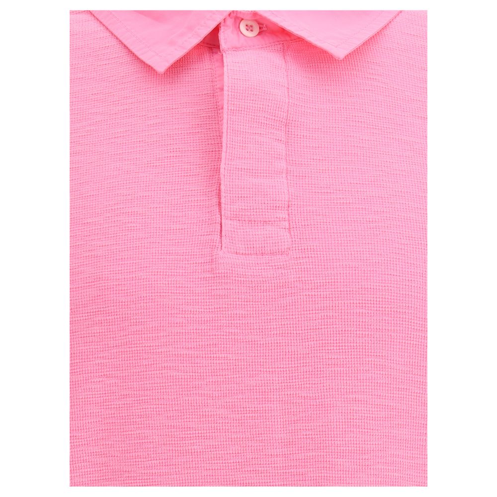 Sunflower Rugby-Poloshirt mit Waffelmuster