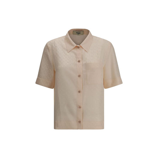 Fendi FF Muster Seidenhemd