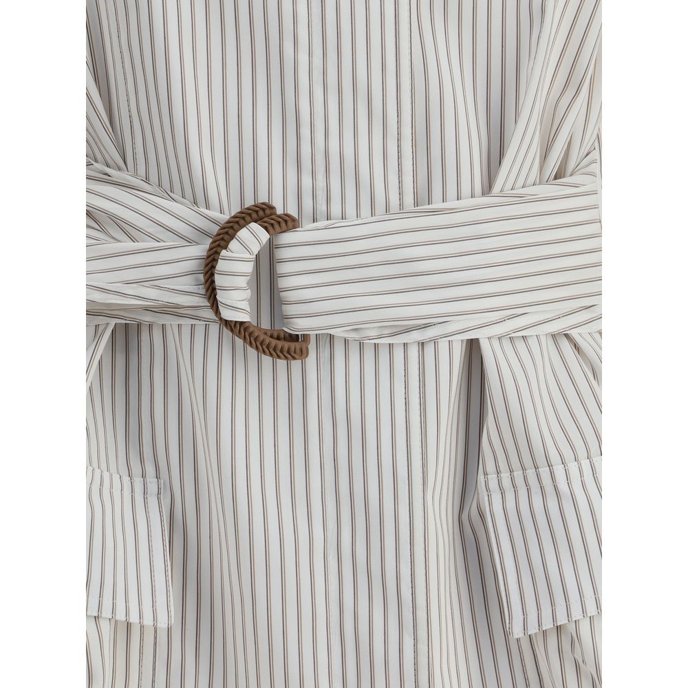 Fendi Gestreifte Hemdjacke