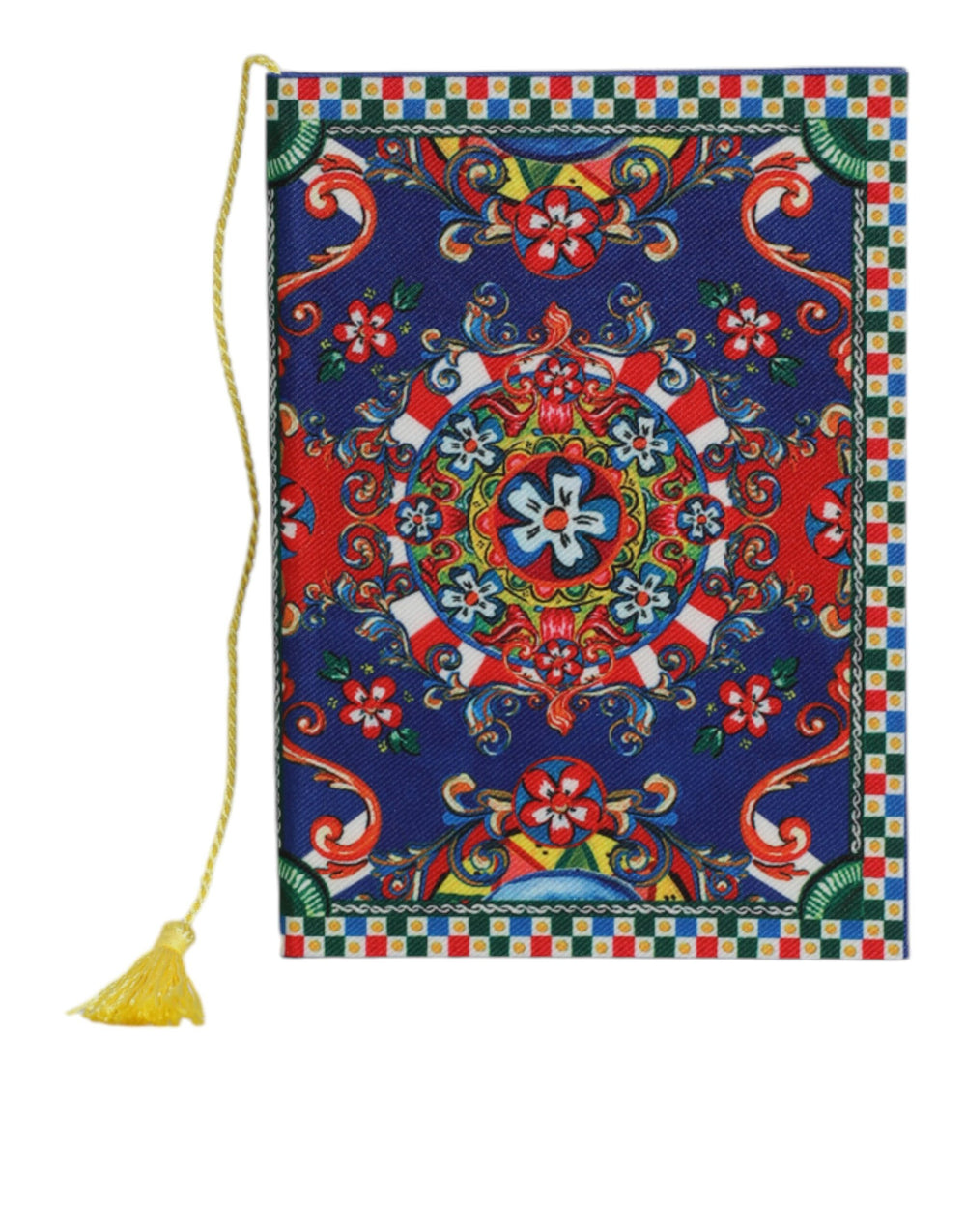 Dolce & Gabbana Multicolor Polyester Carretto Siciliano Druck Notizbuch