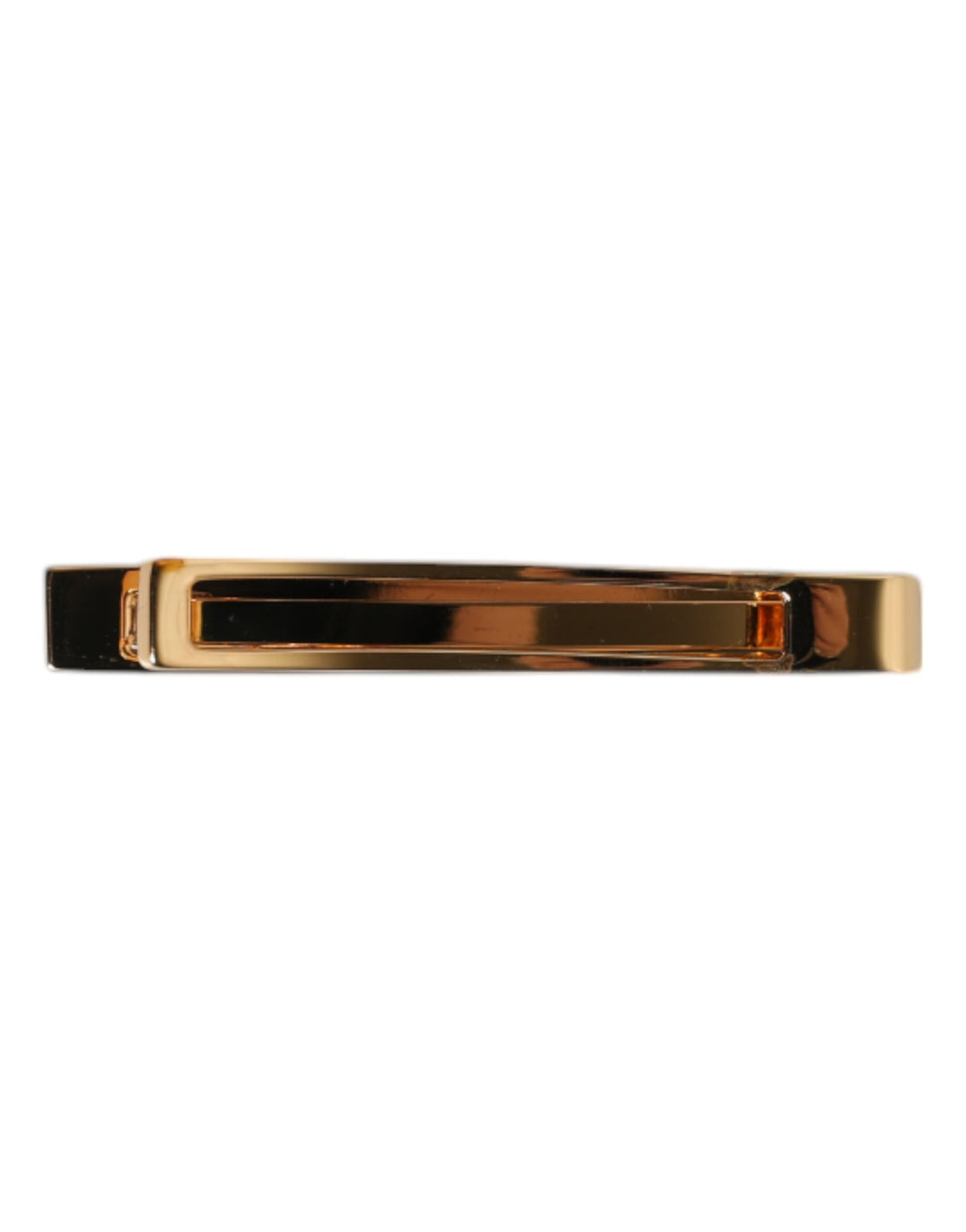 Dolce & Gabbana Goldton Messing Logo Krawattenklammer Bar