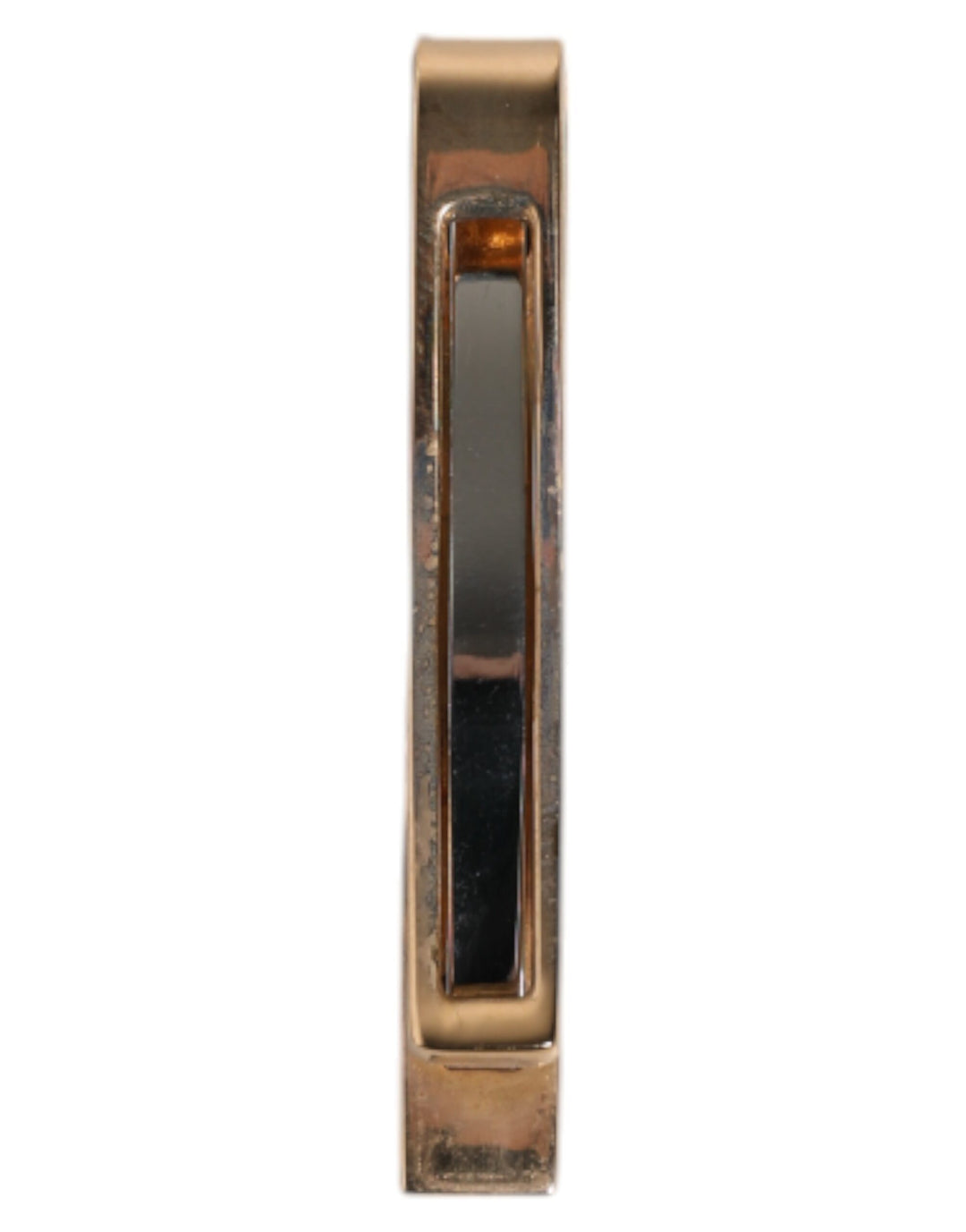 Dolce & Gabbana Goldton Messing Logo Krawattenklammer Bar