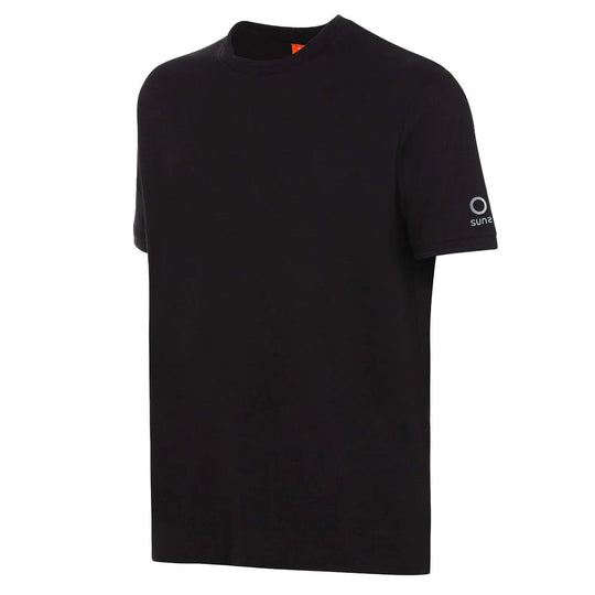 Suns Schwarzes T-Shirt aus Baumwolle