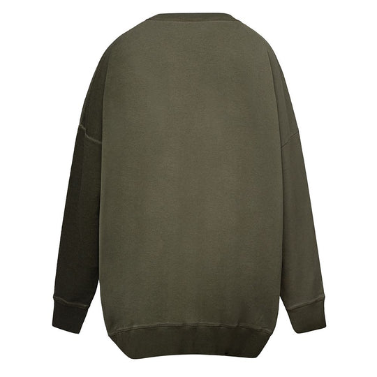 Dsquared² Grüner Baumwoll-Kapuzenpulli