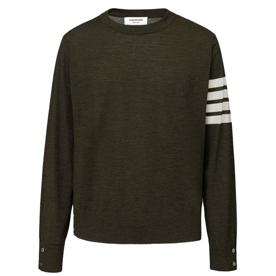 Thom Browne Grüner Pullover aus Wolle