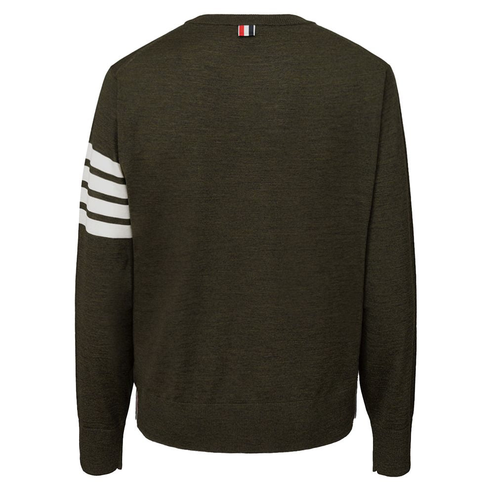Thom Browne Grüner Pullover aus Wolle