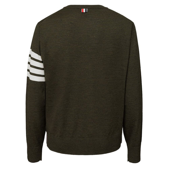 Thom Browne Grüner Pullover aus Wolle