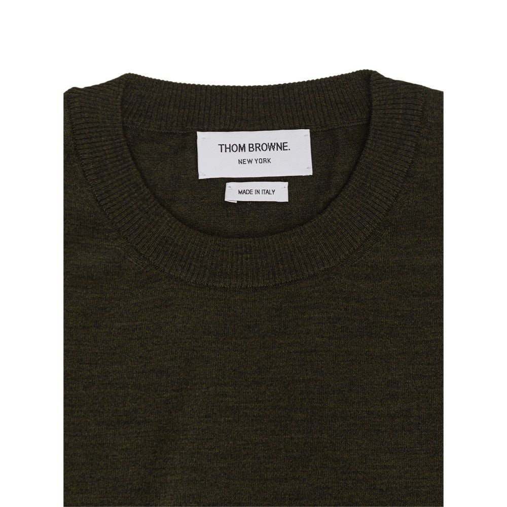 Thom Browne Grüner Pullover aus Wolle