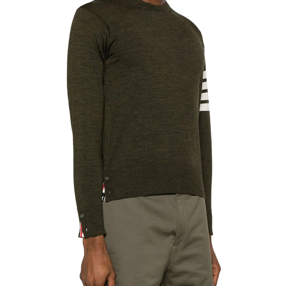 Thom Browne Grüner Pullover aus Wolle