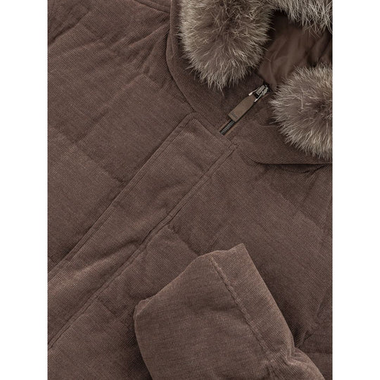 Herno Braune Baumwolljacken &amp