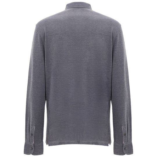 Corneliani Blaues Baumwoll-Poloshirt