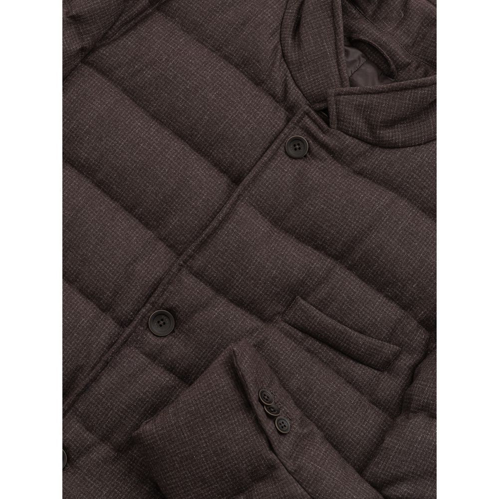 Herno Braune Wolljacken &amp