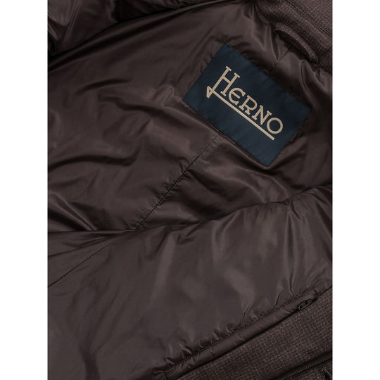 Herno Braune Wolljacken &amp