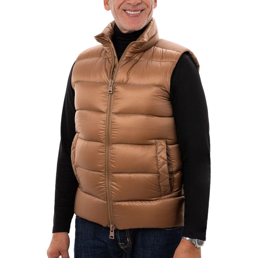 Herno Braune Polyamid Sleveless Jacke