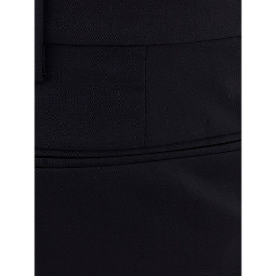 Valentino Schwarze Wollhose