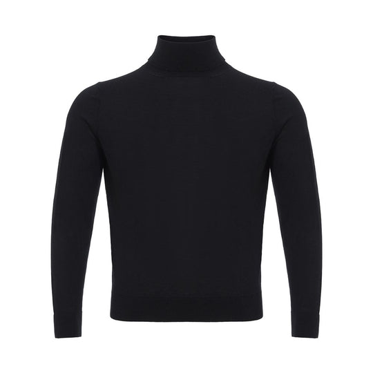 Colombo Italienischer Kaschmir-Luxus-Pullover Schwarz