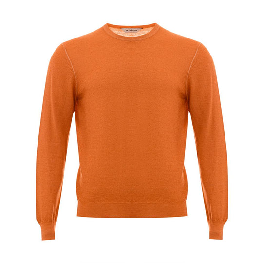 Gran Sasso Orangefarbener Wollpullover