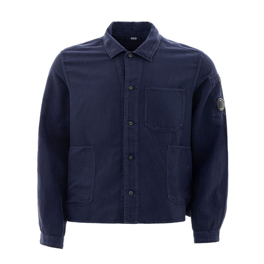 C.P. Company Blauer Baumwoll-Denim