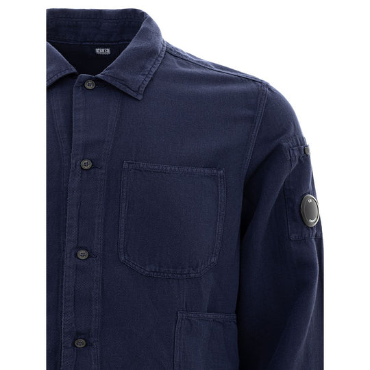 C.P. Company Blauer Baumwoll-Denim