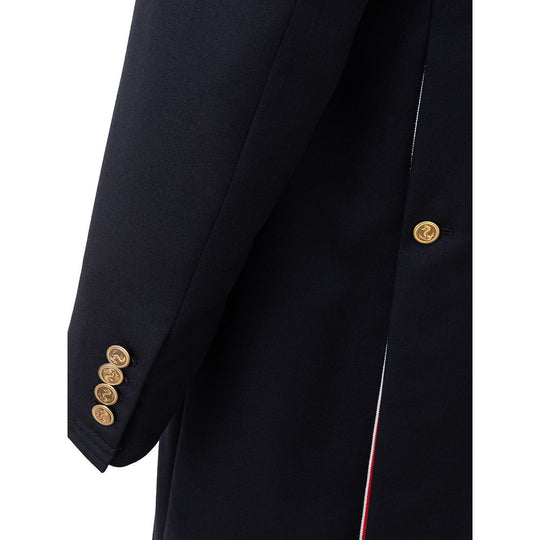 Thom Browne Elegante Wolljacke in Signature Blue
