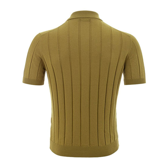 Gran Sasso Elegantes T-Shirt aus grüner Baumwolle für Männer