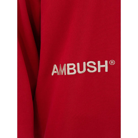 Ambush Hochwertiger roter Baumwollpullover