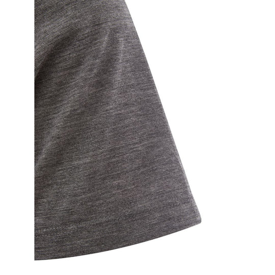 Lardini Elegantes graues Designer T-Shirt aus Wolle