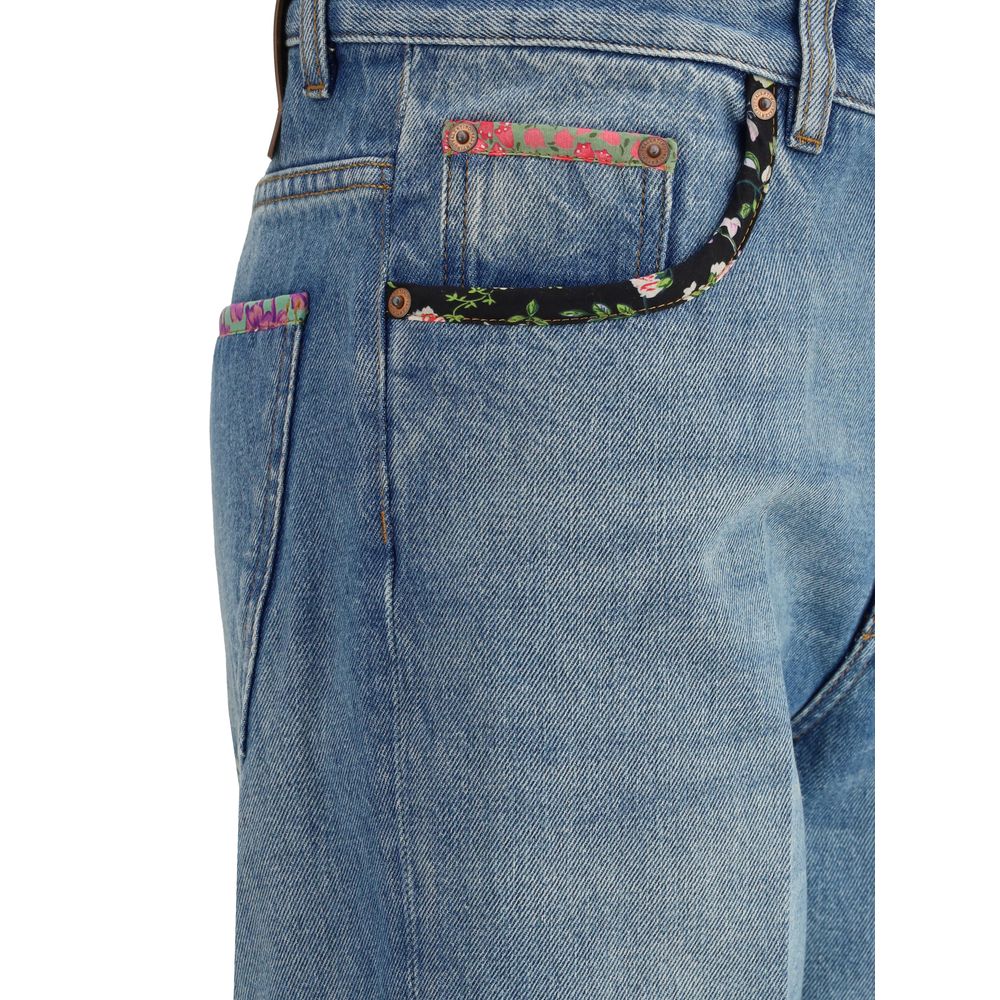 Valentino Jeans mit Blumendetails