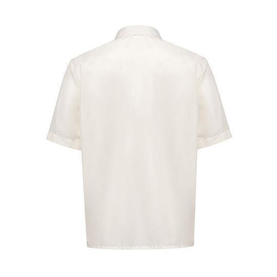 Dior Weißes Polyester-Kurzarmhemd