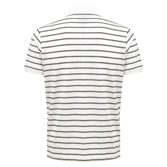 Dunhill Weißes Baumwoll-Poloshirt