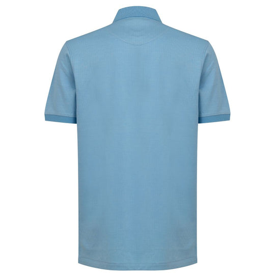 Dunhill Blaues Baumwoll-Poloshirt