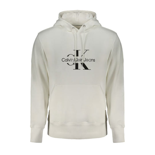 Calvin Klein Weißer Baumwollpullover für Männer