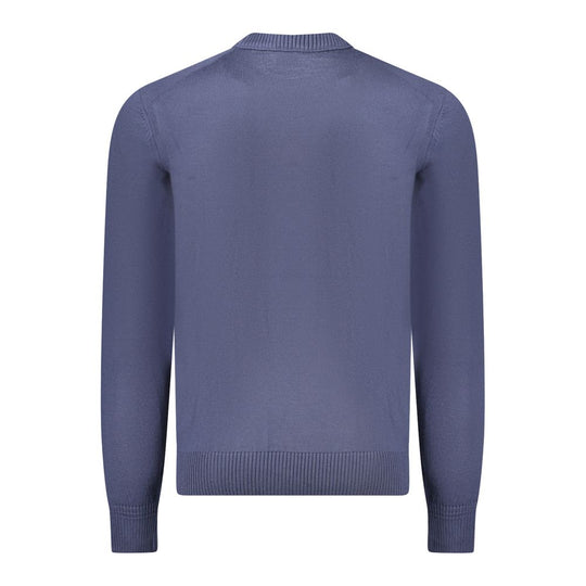 Hugo Boss Blauer Pullover aus Wolle für Männer