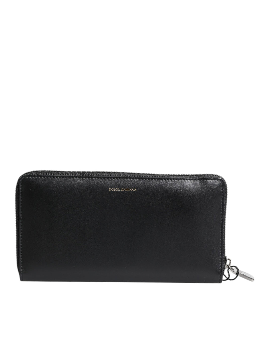 Dolce & Gabbana Schwarz-Blau Exotisches Leder Geprägte Kontinental Brieftasche