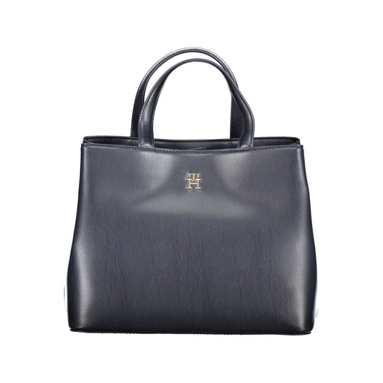 Tommy Hilfiger Blaue Polyethylen-Handtasche