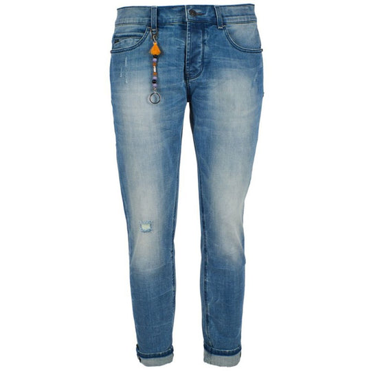 Yes Zee Blaue Baumwolle Herren Slim Fit Jeans