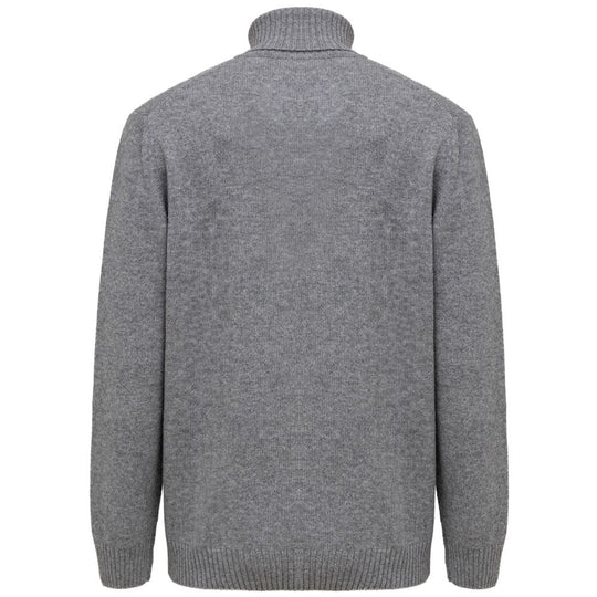 Cruciani Grauer Kaschmir-Rollkragenpullover