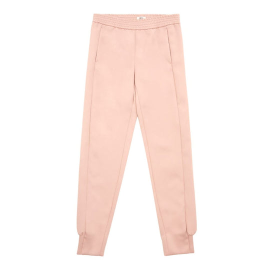 Lardini Elegante rosa Polyesterhosen für Frauen