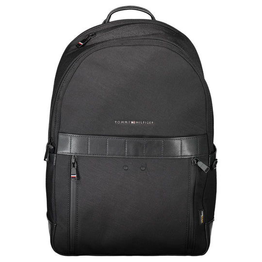 Tommy Hilfiger Schwarzer Nylon-Rucksack für Männer