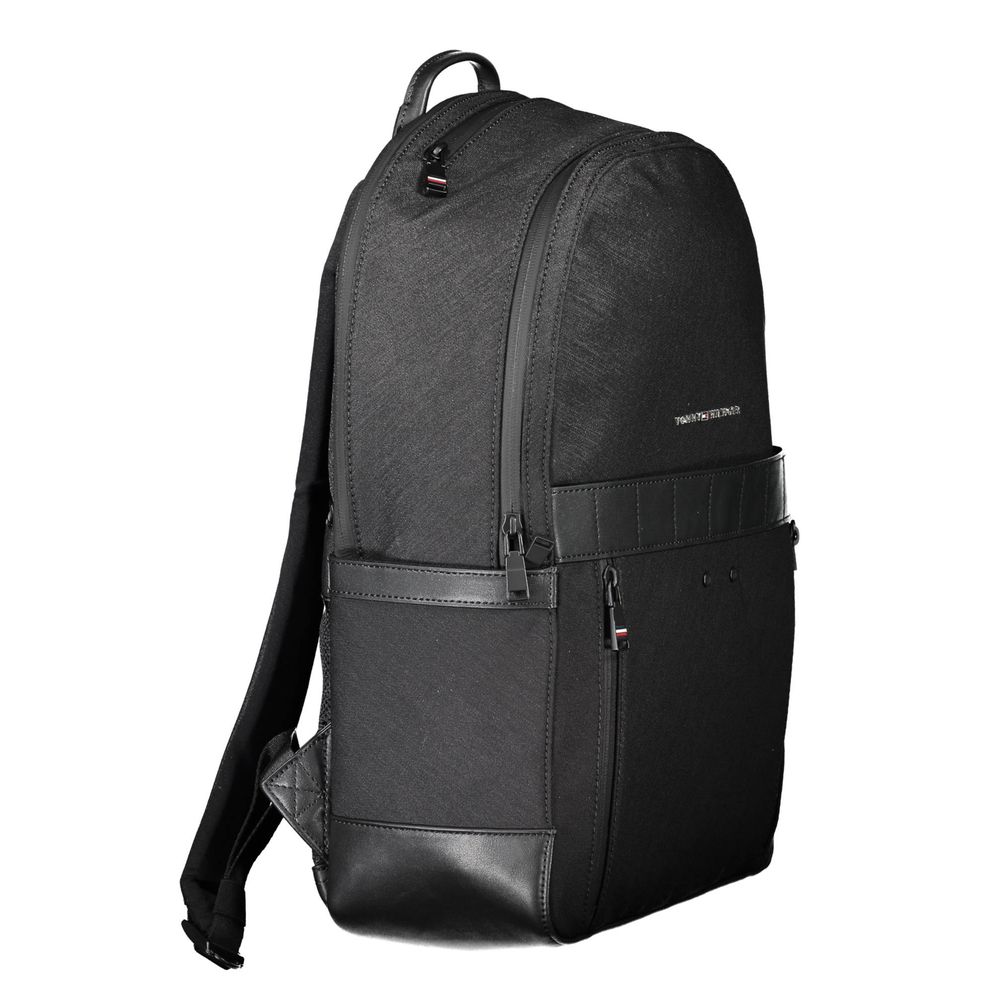Tommy Hilfiger Schwarzer Nylon-Rucksack für Männer