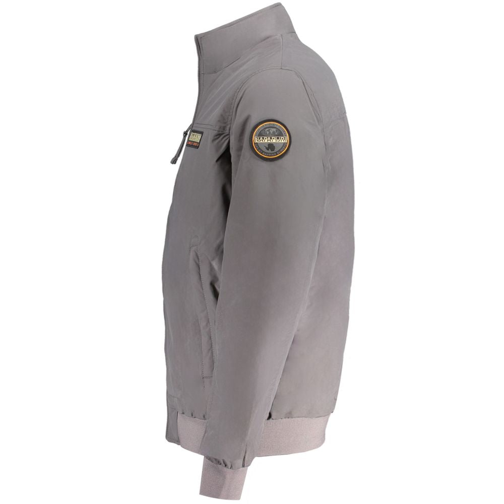 Napapijri Graue Polyamid Herren Jacke