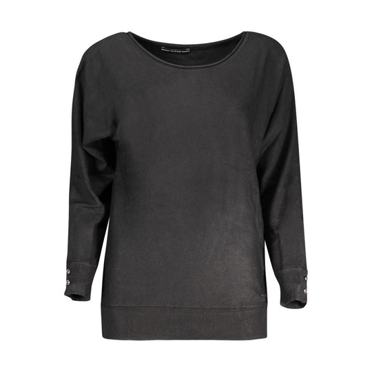 Guess Jeans Schwarzer Viskose-Pullover