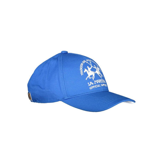 La Martina Blaue Baumwolle Männer Kappe